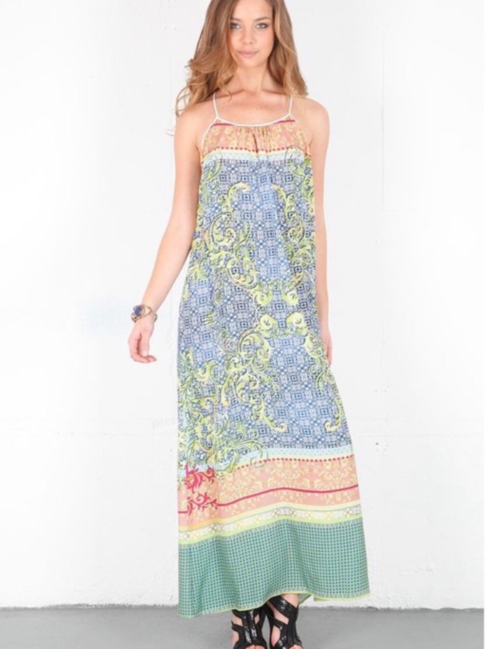 Clover Canyon Filigree Scarf Maxi Dress
